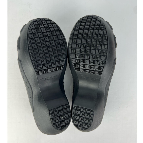 EUC Dr. Scholl's 7 Work Trance Black Slip Resistant Clog Slip/On Wedge Platform - Picture 7 of 8